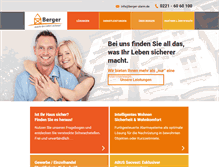 Tablet Screenshot of berger-alarm.de